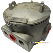 JUNCTION BOX [Ex d IIC / Ex tD], 150dia x 104H(mm), 4 x M20 ENTRIES, ZONES 1, 2, 21/22