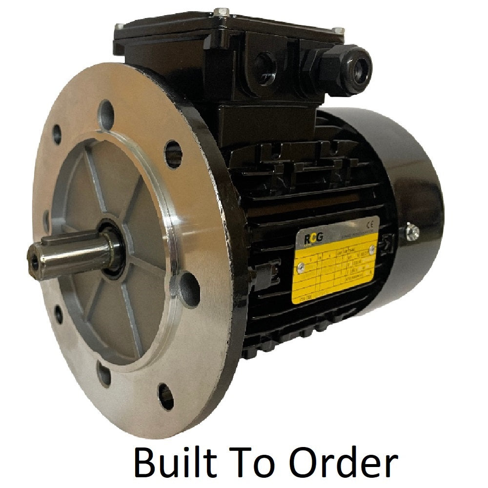 RCG Alloy Series D112M 5.5kW 4P B5 Flange Mount 240/3/50 Delta * IP55 Electric Motor 28mm Shaft