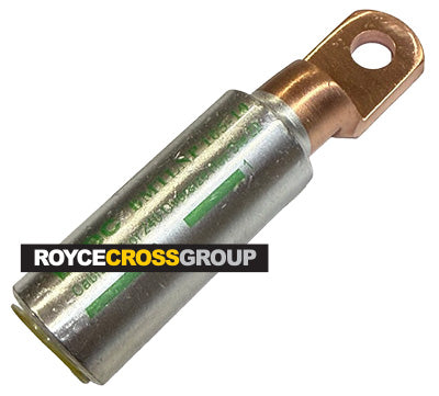 Narrow palm lug - bi-metal - 185mm² cable / M10 stud