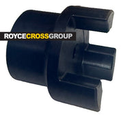 GE19 Curved Jaw Coupling Hub - Stepped Boss