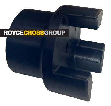 GE19 Curved Jaw Coupling Hub - Stepped Boss