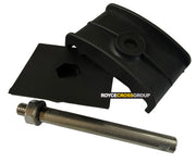 Movex double clamp, type 339 suit 12mm bar, 67mm wide x 68mm high x 25mm deep with 12mm x 100mm pin