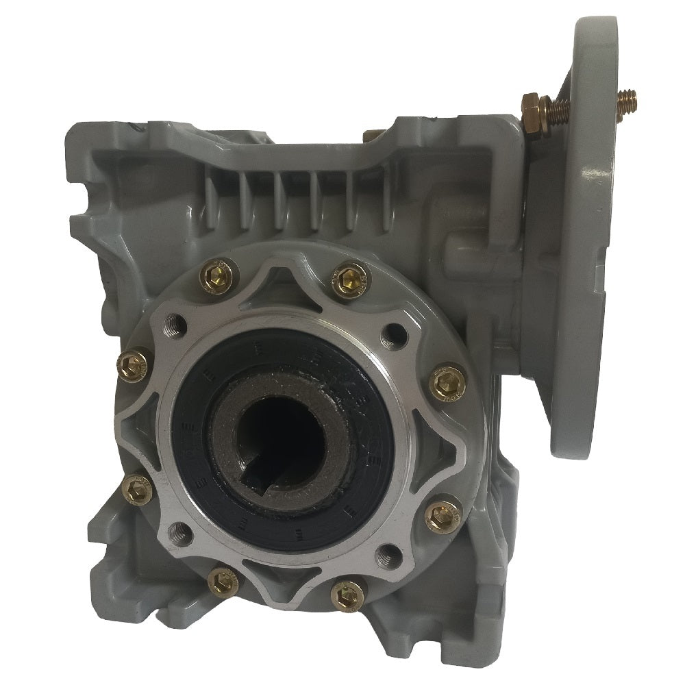RCG050 Wormbox Ratio 40/1, 19mm Input With D80 B14A Input Flange, 25mm Hollow Output