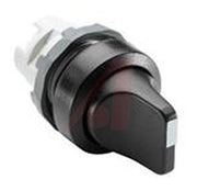 ABB Selector switch 3 position with short handle, black, ABC position, maintained B, spring return from A&C to B, 1SFA611211R1006