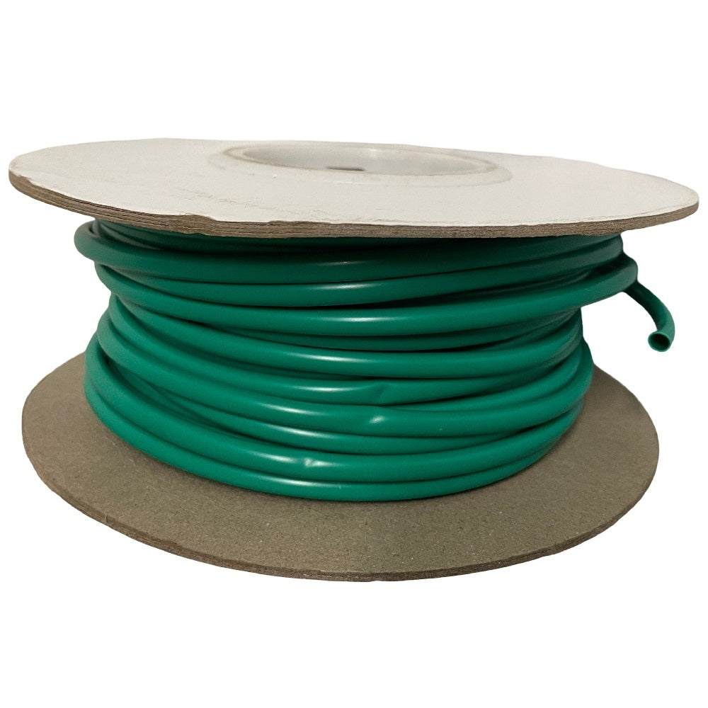 Tubing Flexible PVC 2mm Green - 100m Roll