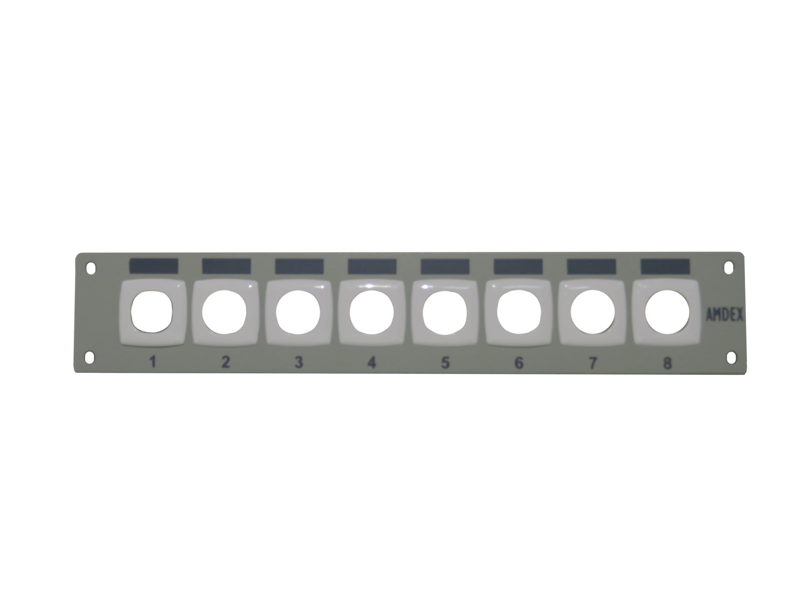 8 Port Unloaded Recessed Panel Suit Clipsal 30 Series mech