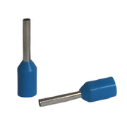 Cord end 0.75mm x 8.2mm blue - 100 pack