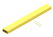 220mm x 100mm solid duct and hinged cover