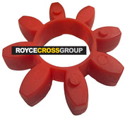 GE38 Curved Jaw Coupling Element - Red