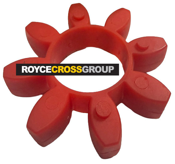 GE38 Curved Jaw Coupling Element - Red