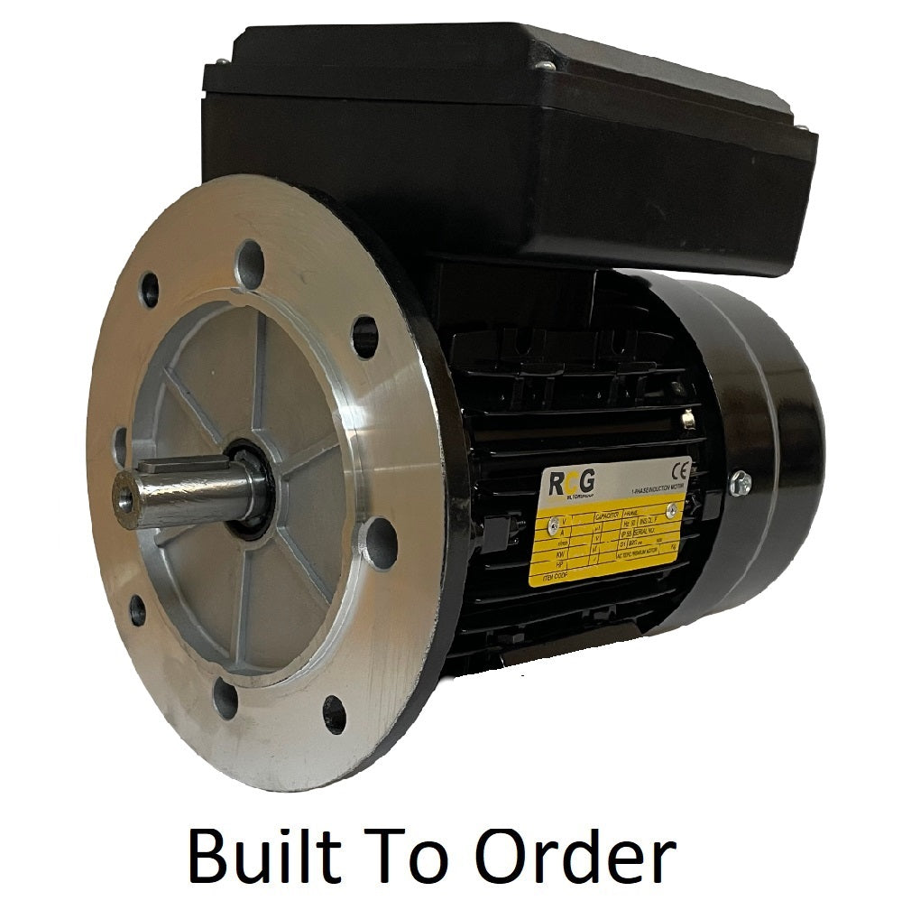 RCG alloy ML63 0.25kW 2P TEFC B5 flange mount 1 Phase 240V IP55 CSCR electric motor 11mm shaft - ML632-2 (B5)