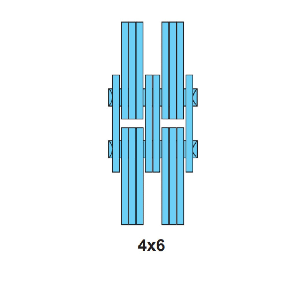 BL546 Leaf Chain - 5/8" Pitch, Lacing 4x6