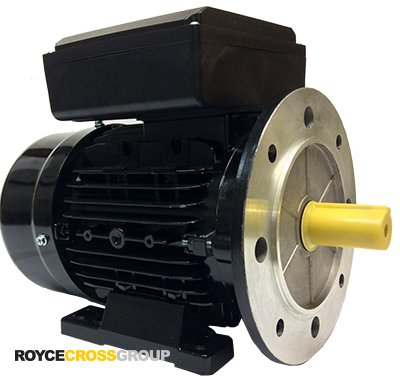 RCG Alloy ML90S 1.1kW 4P TEFC B35 Foot & B5 Flange Mount 1 Phase 240/480v IP55 CSCR Electric Motor 24mm Shaft