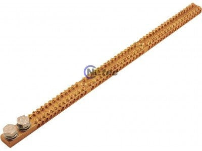 Earth/Neutral Bar - 165A, 48-way 16mm²,  2 x M10 Studs