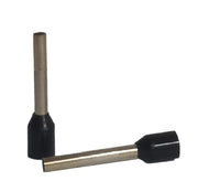 Cord end 1.5mm x 12mm black - 100 pack