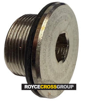 Nickel-plated brass stopping plug [Ex] - M25, dome head