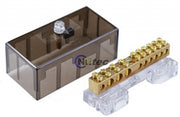 NEUTRAL LINK - 100A, 3 x 35mm² + 7 x 16mm², Black Cover