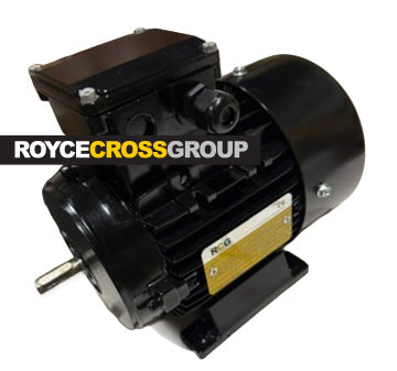 RCG Alloy MS71 0.37kW 4P B3 TEFC F Foot Mount 415/3/50 IP55 Electric Motor 14mm Shaft #MS712-4 (B3)