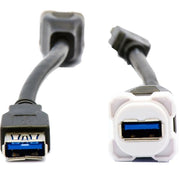 USB-USB Insert Suit AMDEX/Clipsal Wall Plates