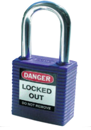 Brady Safety Plus Padlock - purple