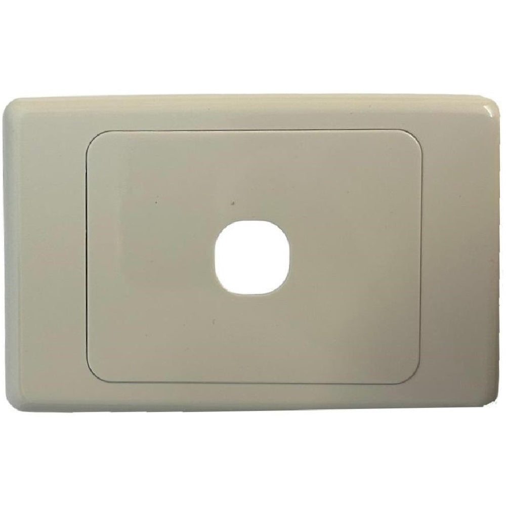 1 Gang Wall Face Plate - White