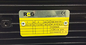 RCG Alloy MSHE112M 4kW 4P TEFC F B3 Foot Mount 415/3/50 IP55 Electric Motor 28mm Shaft - MSHE