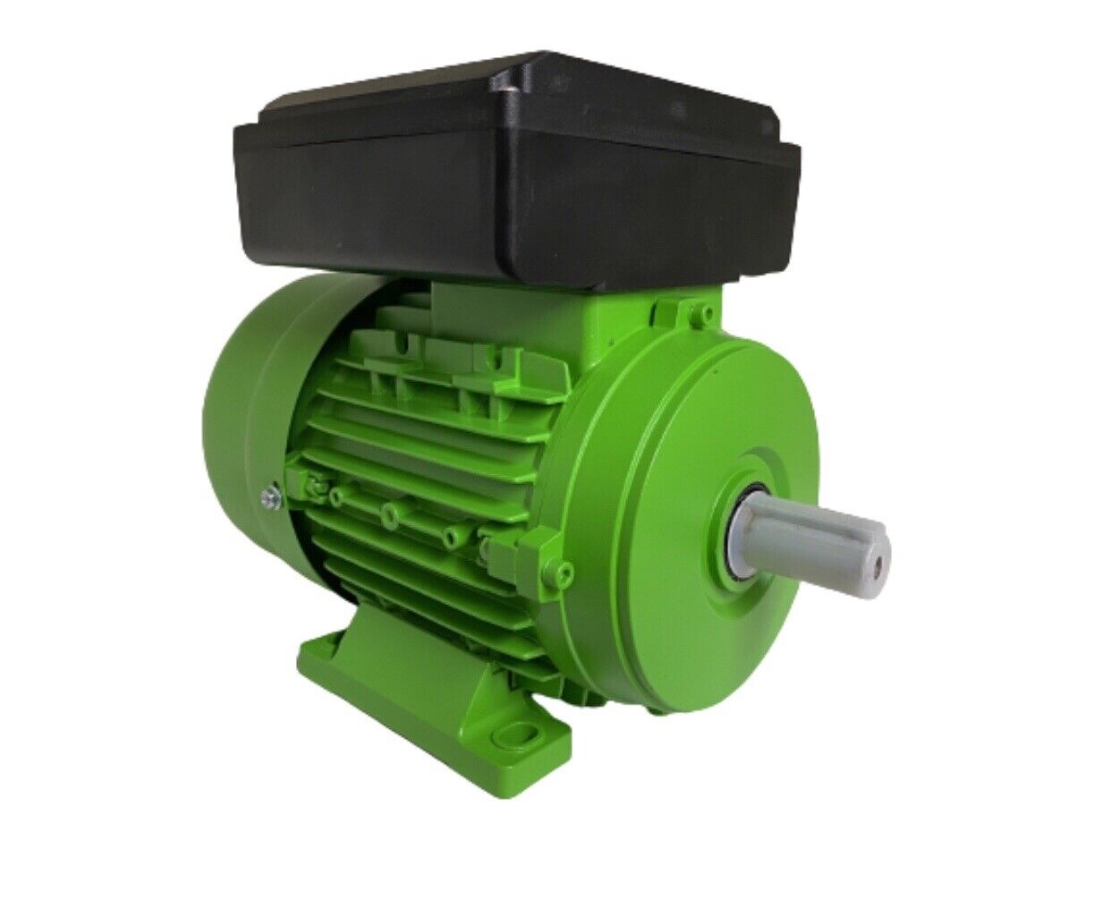 RCG Alloy ML80 0.75kW 4P TEFC B3 Foot Mount 1 Phase 240V IP55 CSCR Electric Motor 19mm Shaft - ML802-4 (B3)