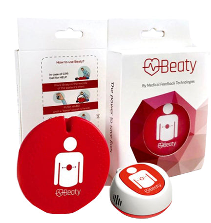Beaty CPR feedback device