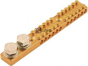 Earth/neutral bar - 165A, 12-way 16mm²,  2 x M10 studs