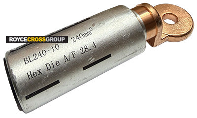 Lug Bi-Metal 240mm Cable 10mm Stud - BL240-10