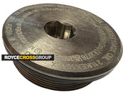 Nickel-plated brass metric stopping plug [Ex] - M50, dome head