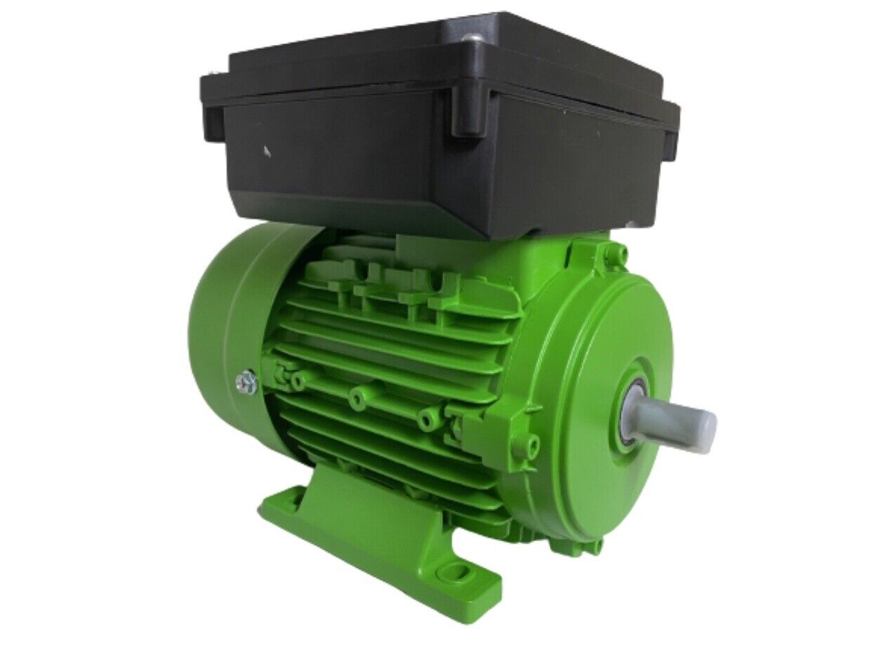 RCG Alloy ML63 0.18kW 2P TEFC B3 Foot Mount 1 Phase 240V IP55 CSCR Electric Motor 11mm Shaft - ML632-2 (B3)
