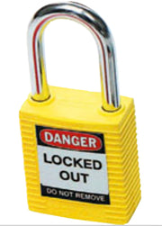 Brady Safety Plus Padlock - Yellow