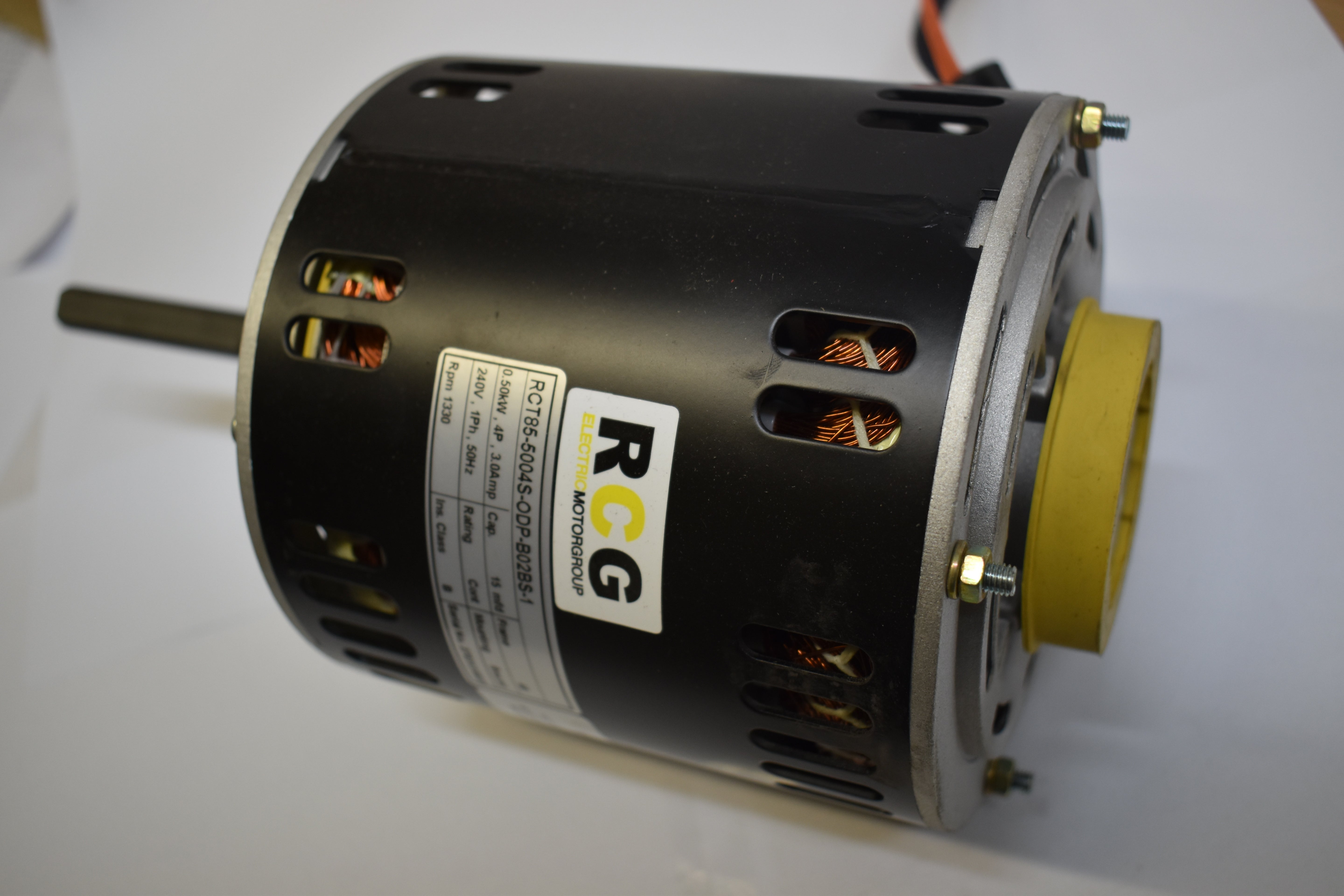 RCG 85 500W 4p variable speed extended NDE shaft/rear end shield tacho groove