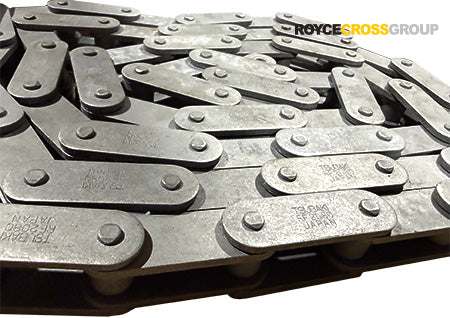 C2080H Chain, Flat Side Plate, Small Roller