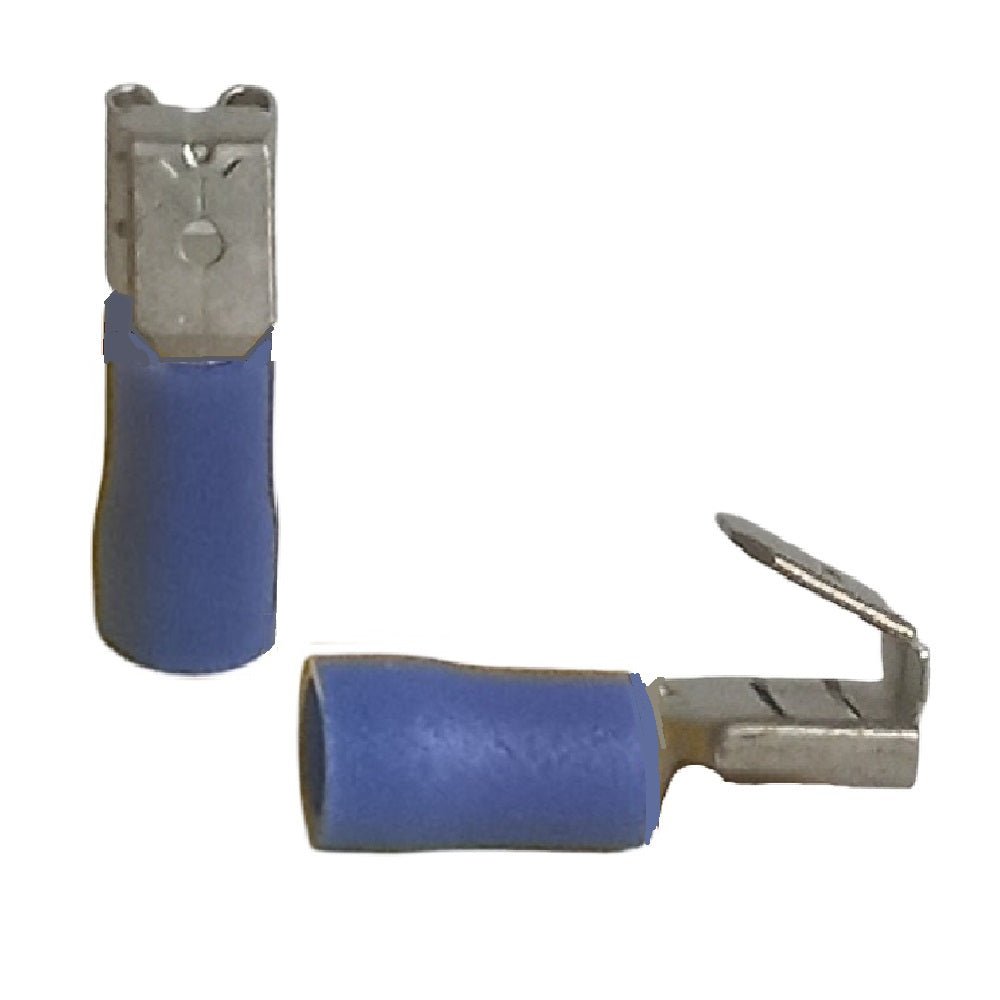 Blue Male/Female Piggyback Adaptor - 100 pack