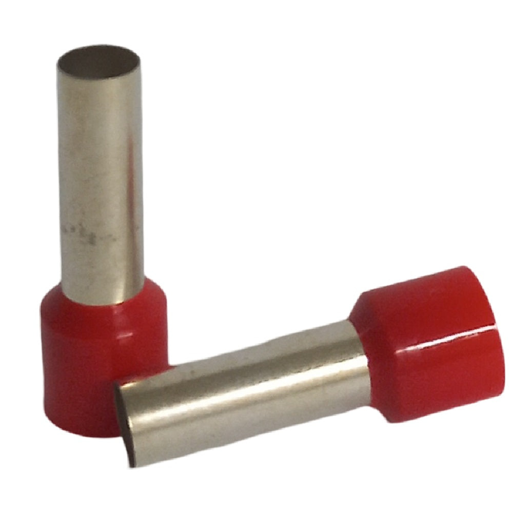 Cord end 35mm x 25mm red - each (order 100 for pack)