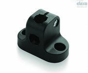 MSX base T clamp - suit 10mm square or 12mm round bar, recessed M6 hole, 40mm centres #MSX.56-B-10-12