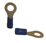 Blue ring terminal 3.5mm large - 100 pack