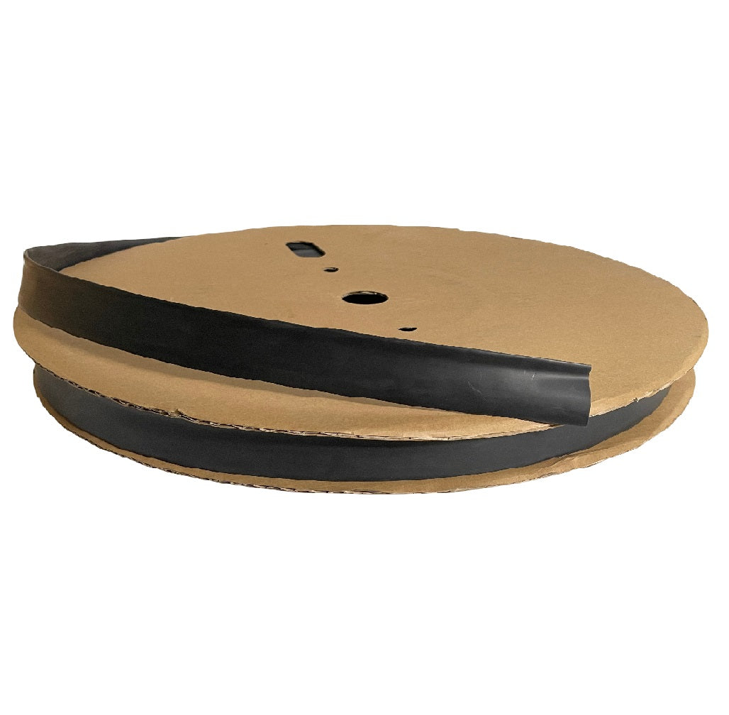Heat shrink reel 3.5mm x 200m black 2:1 UV stabilised thin wall