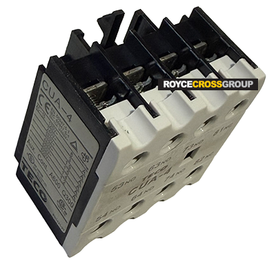 Teco aux block with 3x NO & 1x NC contacts - suits CU11-90
