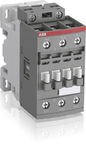 ABB AF26 11kW Contactor, 45A AC1/26A AC3 3x N/O Main Contacts, Nil Aux Contacts, 250-500V AC/DC Coil