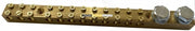 NEUTRAL/EARTH BAR - 250A 18-Way 35mm² Tunnels, 2 x M10 Studs