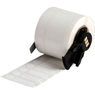 Round polyamide coated nylon cloth labels BMP71* TLS2200 B-499 500 roll white (replacement 174378)