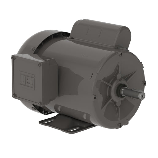 WEG B56 0.55kW 4P TEFC B3 Foot Mount CSCR 240V Steel 5/8" Shaft c/w lead and on/off switch