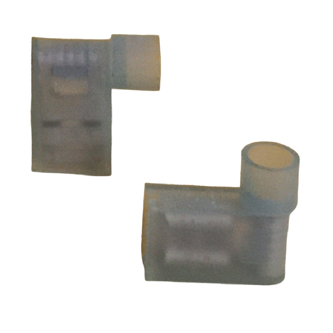 Female Flag 6.3mm Blue - 100 pack