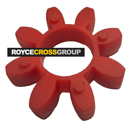 GE28 Curved Jaw Coupling Element - Red