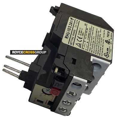 Teco thermal overload 2.4-3.6 amps - suits CU-9 to CU-32R contactors