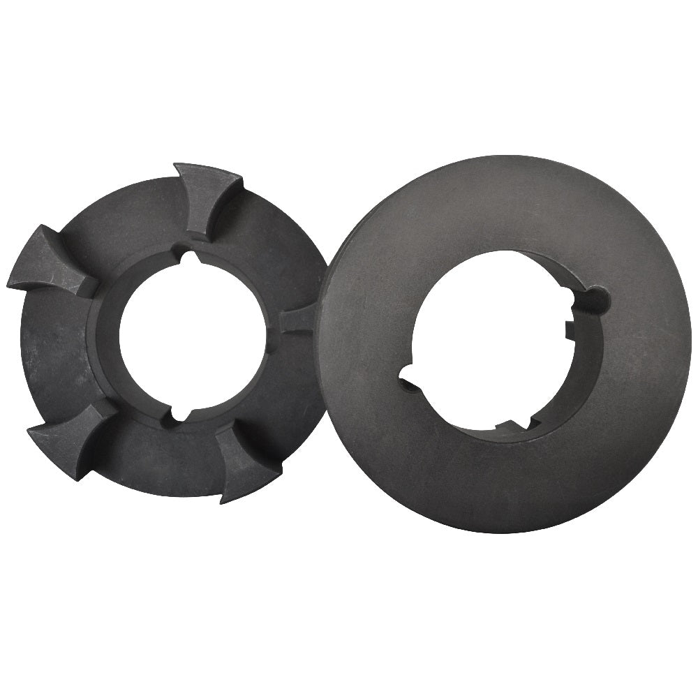 GE90 Curved Jaw Coupling Hub - Taper Lock - Flange Entry - Suit 3020 Bush