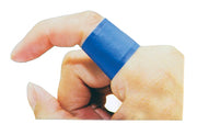 Detectable blue extra-wide adhesive strips